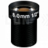 3MP 8mm М12. 3-х мегапиксельный объектив для IP камер.